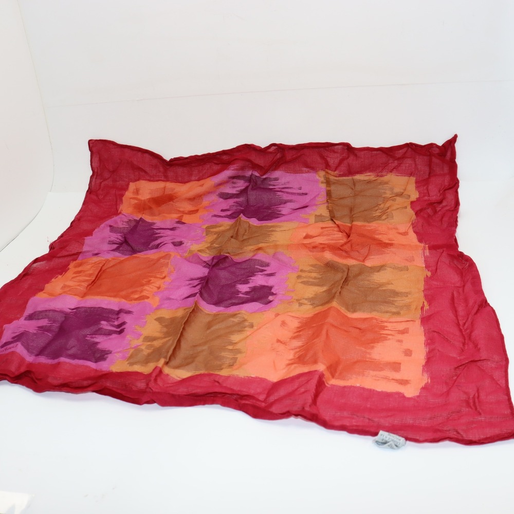 Evan-Picone Scarf OS Red‎ Women Abstract Geometric Neck Wrap